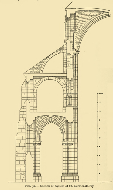 Development and character gotchic architecture 1899 г. Иллюстрация 32. Готическая архитектура, иллюстрации из 16-и книг, часть 1-я. Архитектор Антон Булатецкий