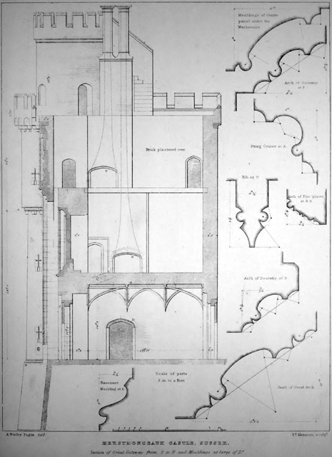 Examples of Gothic architecture selected from various ancient edifices in England 1895 г. Иллюстрация 88. Готическая архитектура, иллюстрации из 16-и книг, часть 2-я. Архитектор Антон Булатецкий
