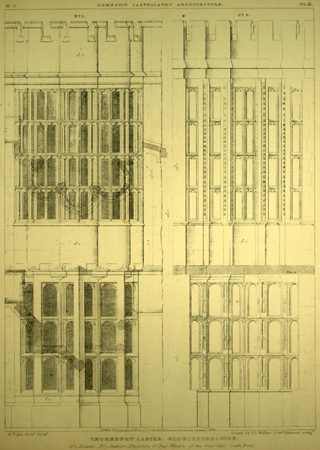 Examples of Gothic architecture selected from various ancient edifices in England 1895 г. Иллюстрация 105. Готическая архитектура, иллюстрации из 16-и книг, часть 2-я. Архитектор Антон Булатецкий