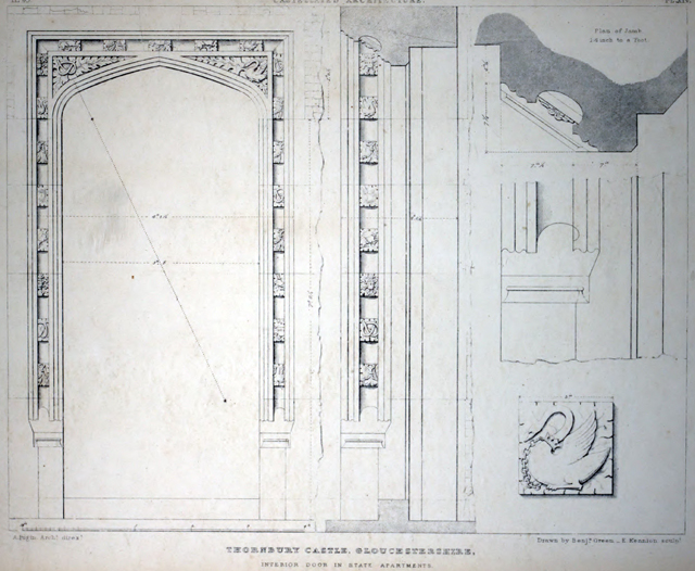 Examples of Gothic architecture selected from various ancient edifices in England 1895 г. Иллюстрация 117. Готическая архитектура, иллюстрации из 16-и книг, часть 2-я. Архитектор Антон Булатецкий
