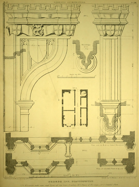 Examples of Gothic architecture selected from various ancient edifices in England 1895 г. Иллюстрация 141. Готическая архитектура, иллюстрации из 16-и книг, часть 2-я. Архитектор Антон Булатецкий