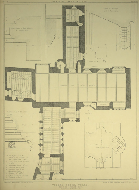 Examples of Gothic architecture selected from various ancient edifices in England 1895 г. Иллюстрация 163. Готическая архитектура, иллюстрации из 16-и книг, часть 2-я. Архитектор Антон Булатецкий