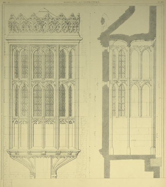 Examples of Gothic architecture selected from various ancient edifices in England 1895 г. Иллюстрация 183. Готическая архитектура, иллюстрации из 16-и книг, часть 2-я. Архитектор Антон Булатецкий