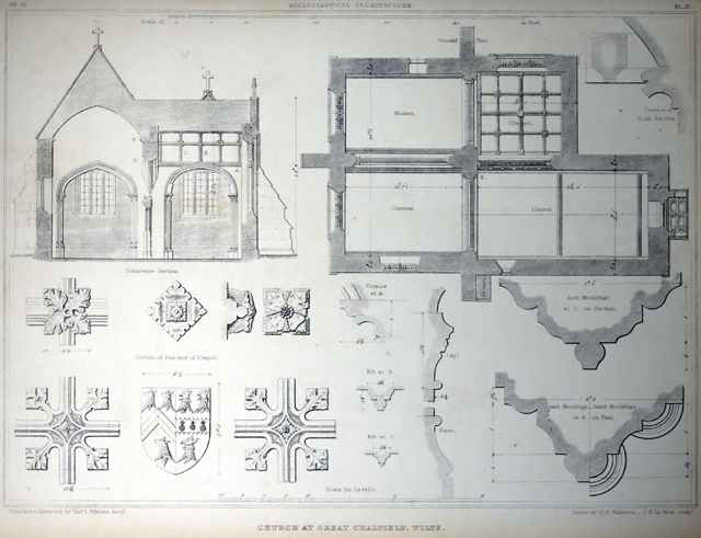 Examples of Gothic architecture selected from various ancient edifices in England 1895 г. Иллюстрация 198. Готическая архитектура, иллюстрации из 16-и книг, часть 2-я. Архитектор Антон Булатецкий