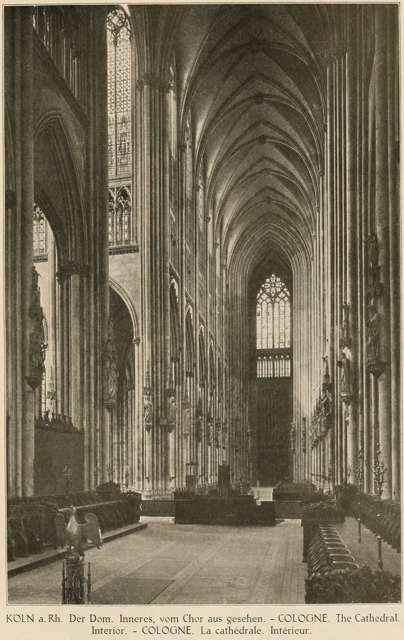 German architecture of the middle ages and Renaissance 1920 г. Иллюстрация 16. Готическая архитектура, иллюстрации из 16-и книг, часть 2-я. Архитектор Антон Булатецкий