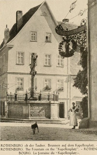 German architecture of the middle ages and Renaissance 1920 г. Иллюстрация 105. Готическая архитектура, иллюстрации из 16-и книг, часть 2-я. Архитектор Антон Булатецкий