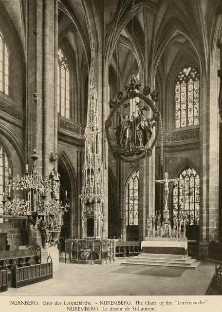 German architecture of the middle ages and Renaissance 1920 г. Иллюстрация 111. Готическая архитектура, иллюстрации из 16-и книг, часть 2-я. Архитектор Антон Булатецкий