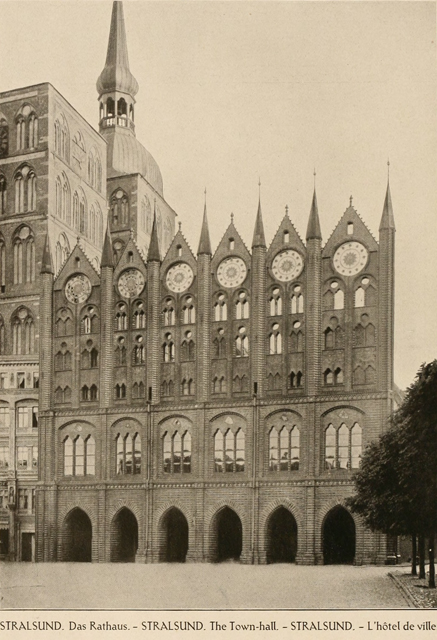 German architecture of the middle ages and Renaissance 1920 г. Иллюстрация 142. Готическая архитектура, иллюстрации из 16-и книг, часть 2-я. Архитектор Антон Булатецкий