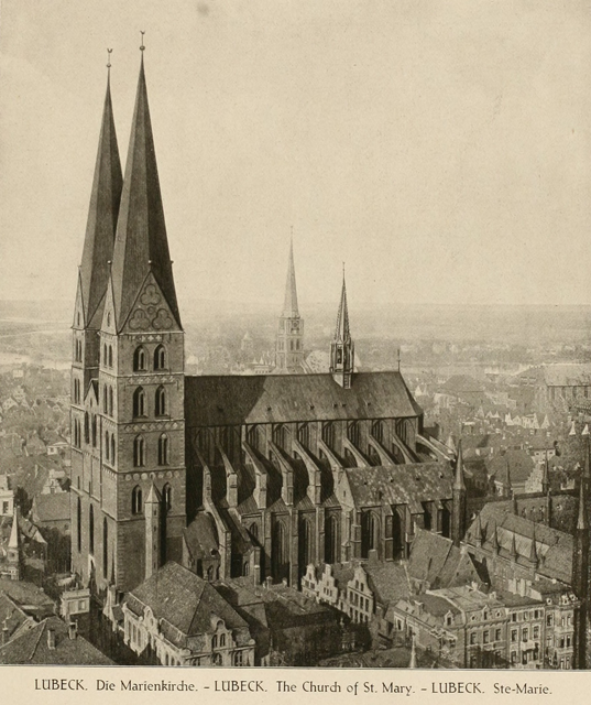 German architecture of the middle ages and Renaissance 1920 г. Иллюстрация 143. Готическая архитектура, иллюстрации из 16-и книг, часть 2-я. Архитектор Антон Булатецкий