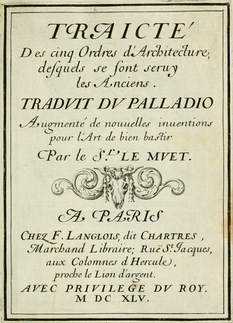 Pierre Le Muet 1645 г. Иллюстрация стр.7. Иллюстрации к книге 