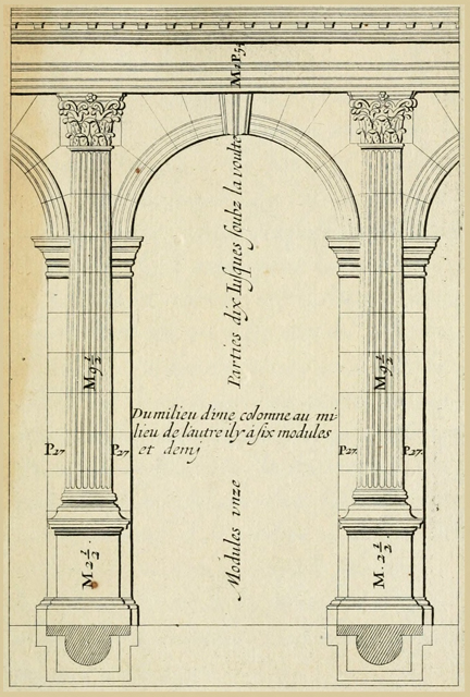 Pierre Le Muet 1645 г. Иллюстрация стр.91. Иллюстрации к книге 