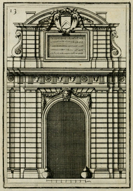 Pierre Le Muet 1645 г. Иллюстрация стр.202. Иллюстрации к книге 