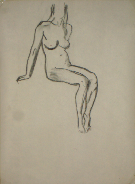 Набросок 9. Наброски и рисунки 1993-95. Художник Алиса Зражевская